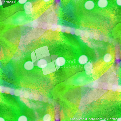 Image of bokeh colorful pattern water green texture paint abstract seamle