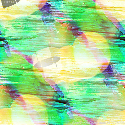Image of bokeh colorful green, yellow pattern water texture paint abstrac