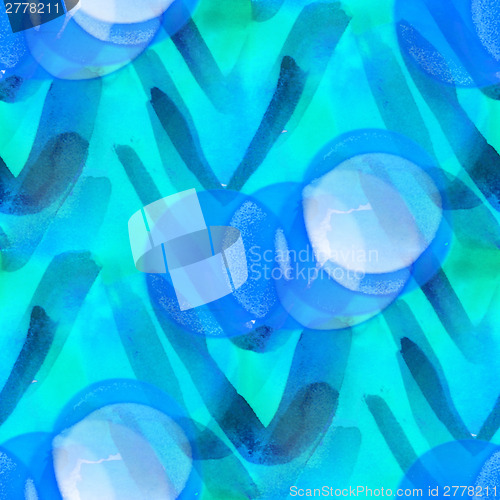 Image of bokeh blue colorful pattern water texture paint abstract seamles