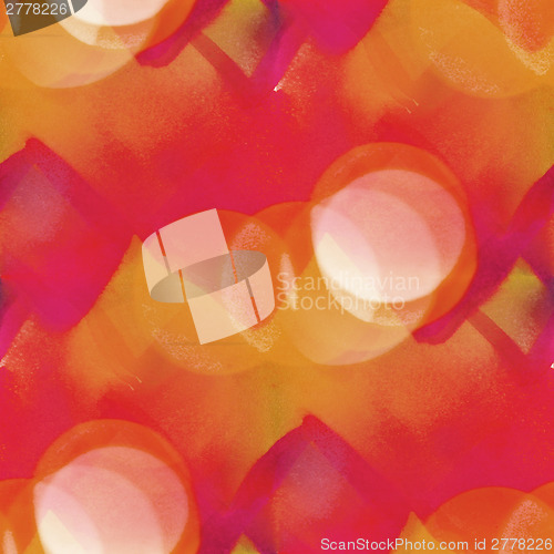 Image of bokeh colorful pattern water red, yellow texture paint abstract 