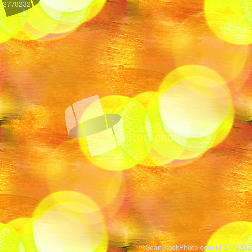 Image of bokeh yellow colorful pattern water texture paint abstract seaml