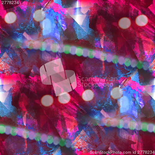 Image of bokeh colorful pattern water texture paint abstract seamless blu