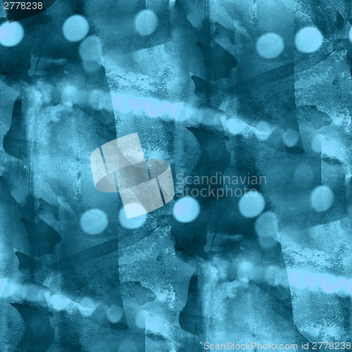 Image of bokeh colorful pattern water texture paint abstract seamless blu