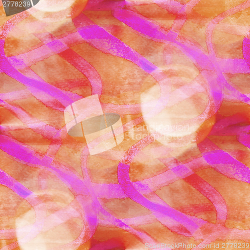 Image of bokeh colorful pattern brown, purple water texture paint abstrac