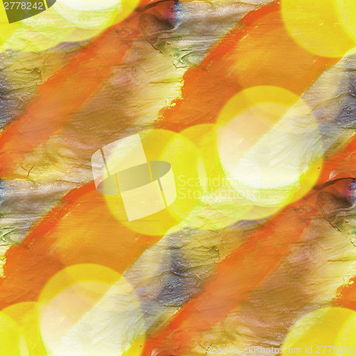 Image of bokeh yellow, brown colorful pattern water texture paint abstrac