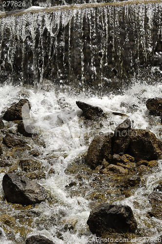 Image of Small waterfall.