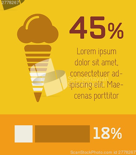 Image of Food Infographic Elements.