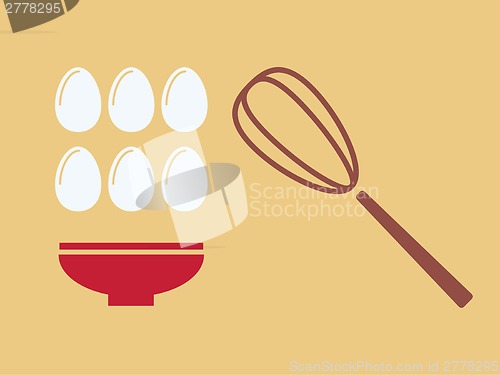 Image of Eggs with plate.