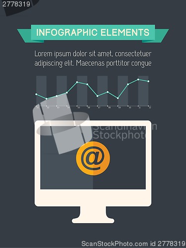 Image of Technology Infographic Elements.