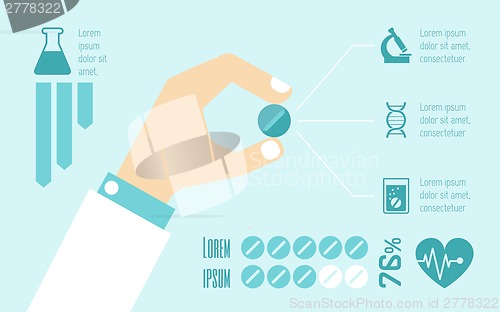 Image of Medical Infographic Elements.