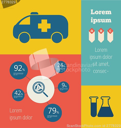 Image of Medical Infographic Elements.