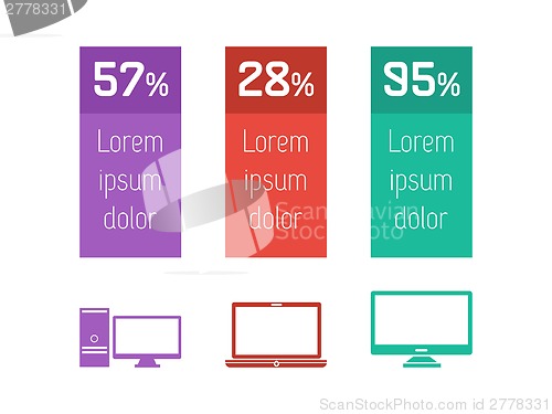 Image of Technology Infographic Elements.