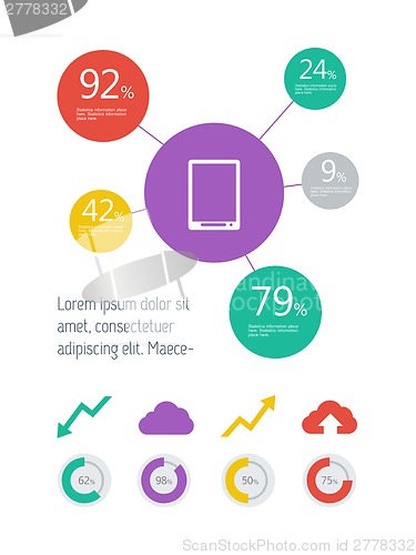 Image of Technology Infographic Elements.