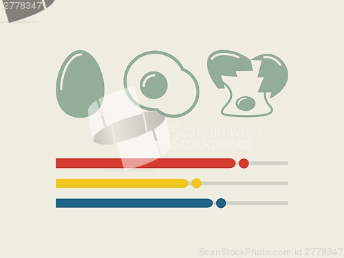 Image of Food Infographic Elements.