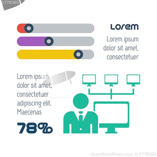 Image of Technology Infographic Elements.