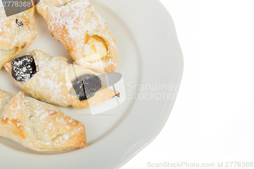Image of homemade pastry isolated