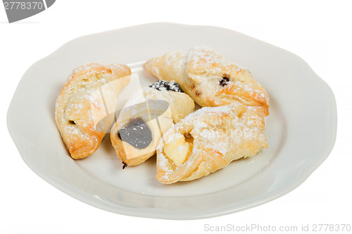 Image of homemade pastry isolated