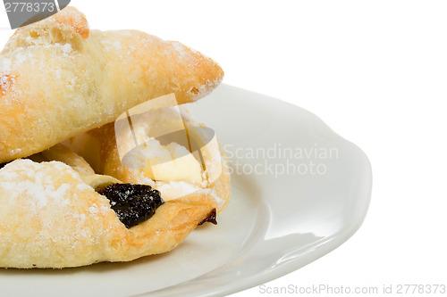 Image of homemade pastry isolated