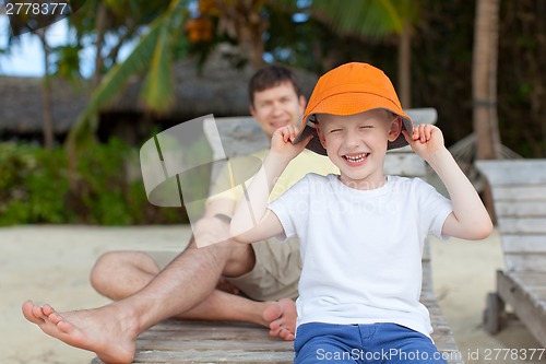 Image of boy at vacation