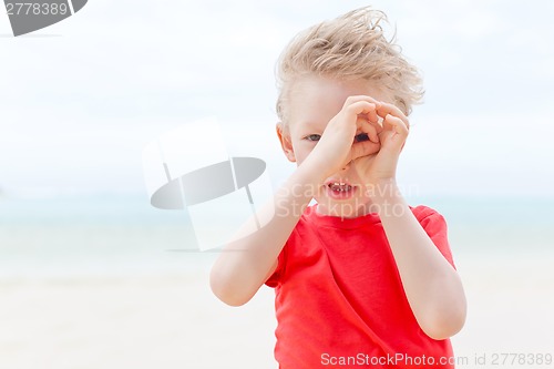 Image of boy at vacation