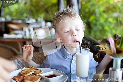 Image of boy at vacation