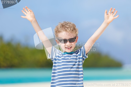 Image of boy at vacation