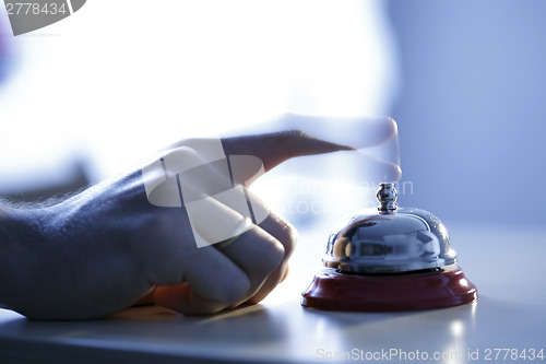 Image of Close up photo of a bell 