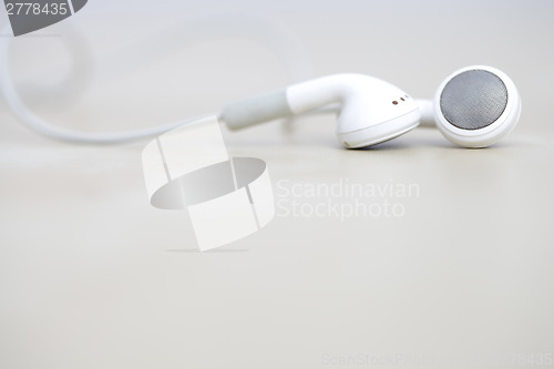 Image of Modern earphones