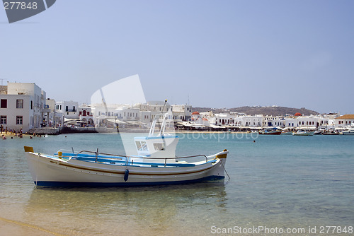 Image of harbor greek island