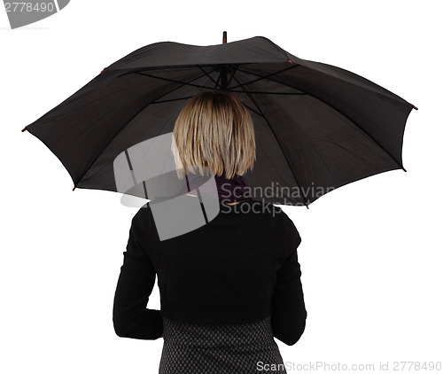 Image of Woman with umbrella