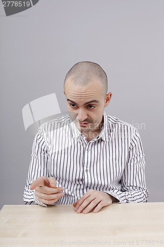 Image of Man at desk