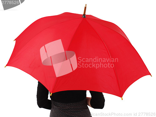 Image of Woman with umbrella