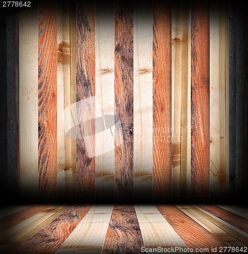 Image of striped wooden boards finishing