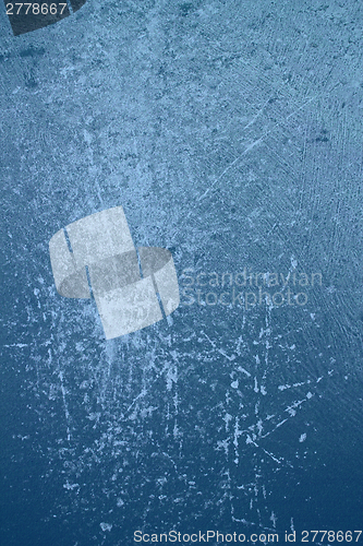 Image of blue scratched surface backdrop