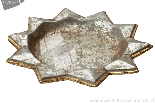Image of isolated plate star shape