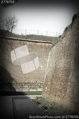 Image of restored passageway in old fortress