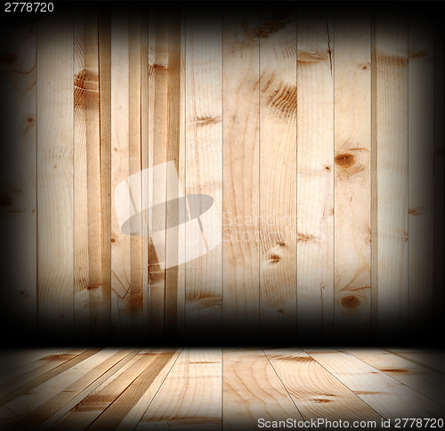 Image of interior spruce planks wood backdrop