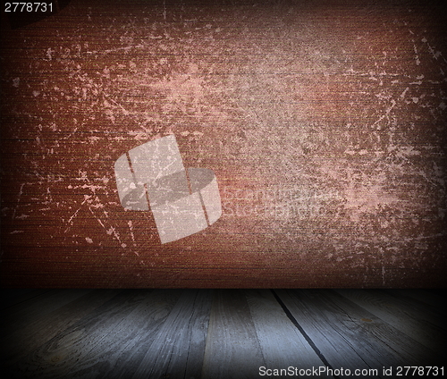 Image of rusty scratched interior backdrop