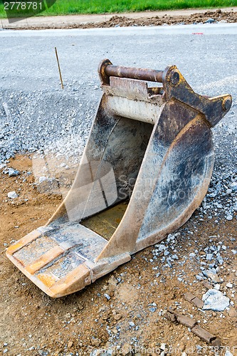 Image of Spare shovel of an excavator