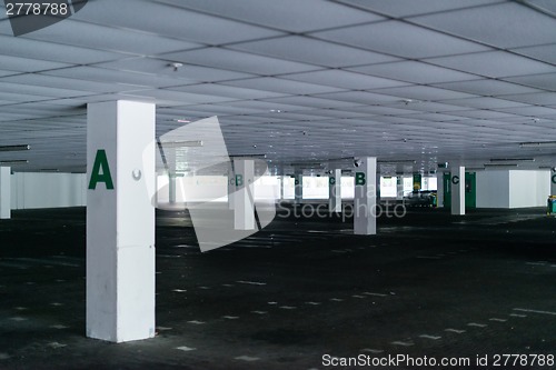 Image of abandoned car park