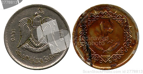 Image of ten dirham, Libya, 1975