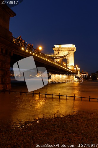 Image of Budapest at night