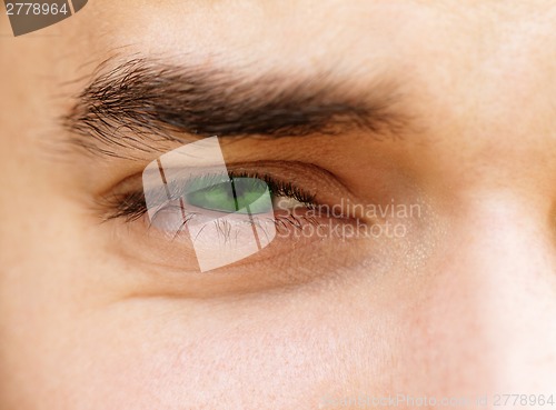 Image of Young man's eyes