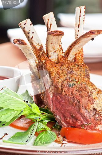 Image of roasted lamb rib