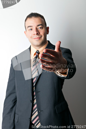 Image of Business Man Handshake