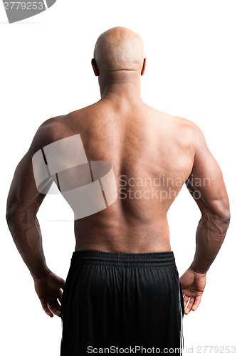 Image of Man with a Muscular Back