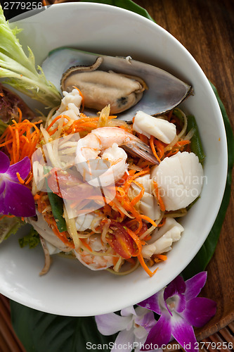 Image of Thai Seafood Som Tum Salad