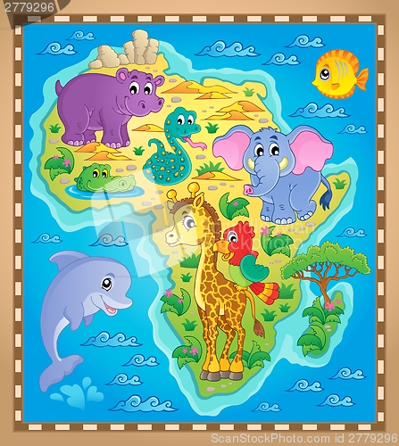 Image of Africa map theme image 2