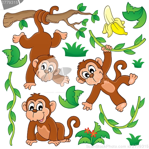 Image of Monkey theme collection 1
