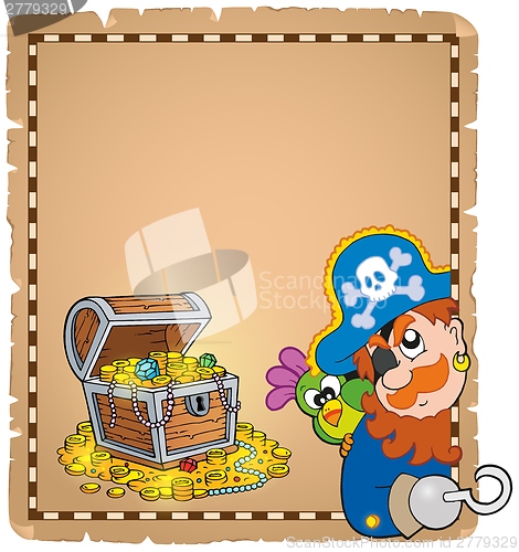 Image of Pirate theme parchment 8